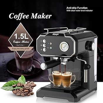 Amazon | エスプレッソコーヒーマシン、半自動高圧スチーム